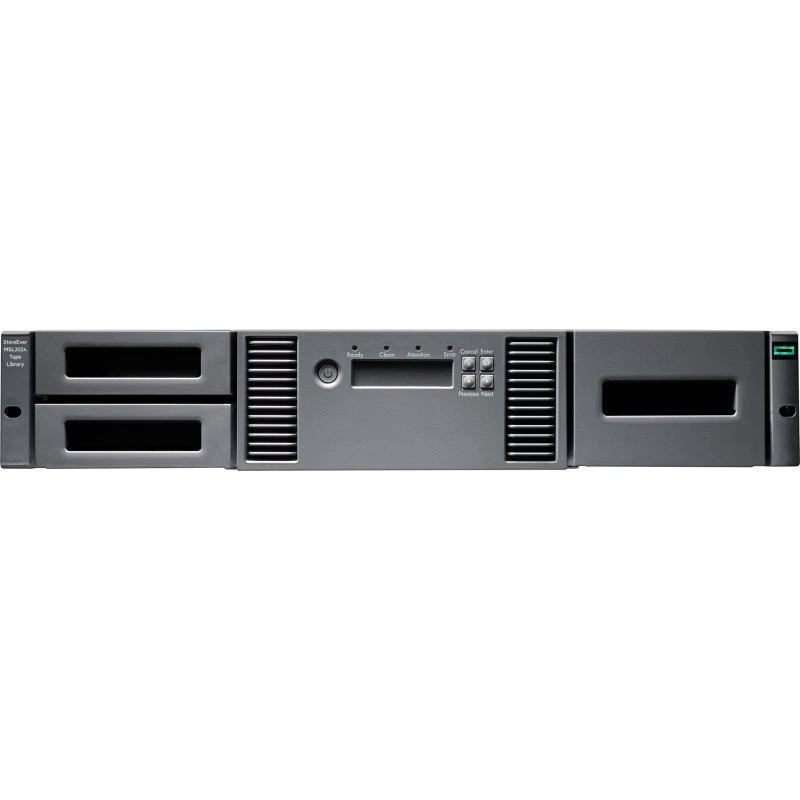 HPE Storage MSL2024 Rackversion – 288 TB / 720 TB, 2U, LTO Ultrium 8