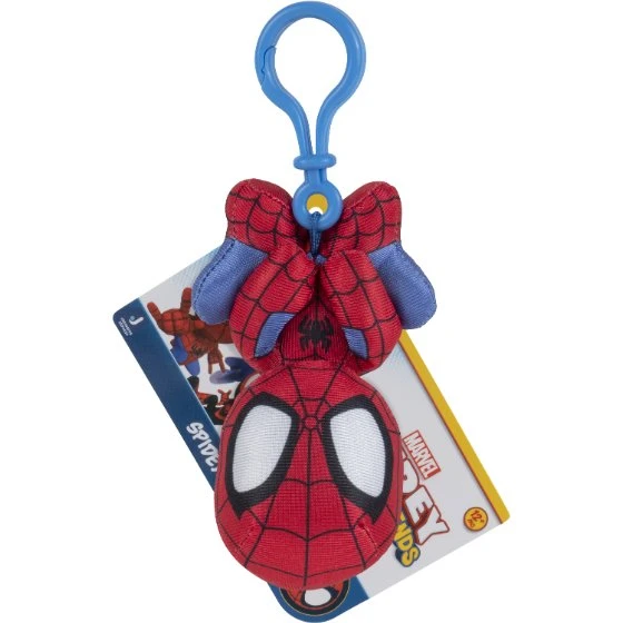 Marvel Spidey Bamse Clip On - Blød Plush-klippe til bælte eller rygsæk