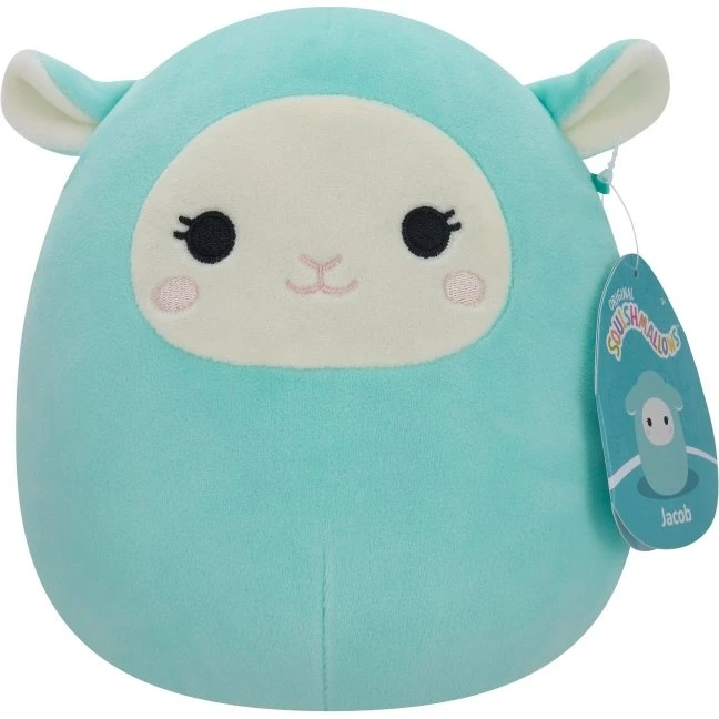 Squishmallows Jakob Lam 19 cm - Blød Plysdyr med Eventyrstilling