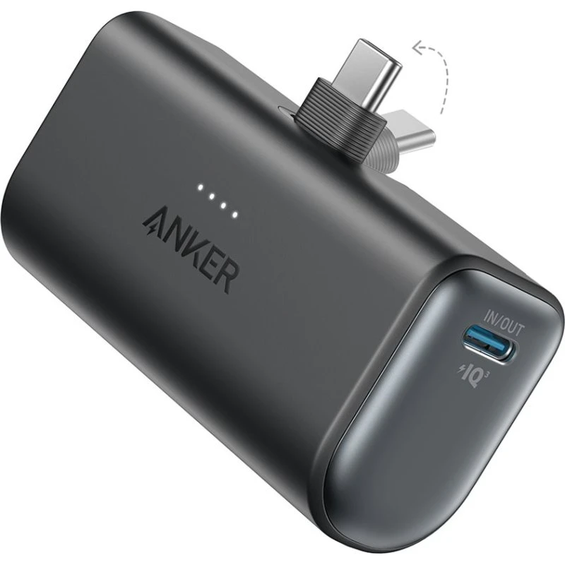 Anker Nano Powerbank 5000mAh 22,5W USB-C Sort