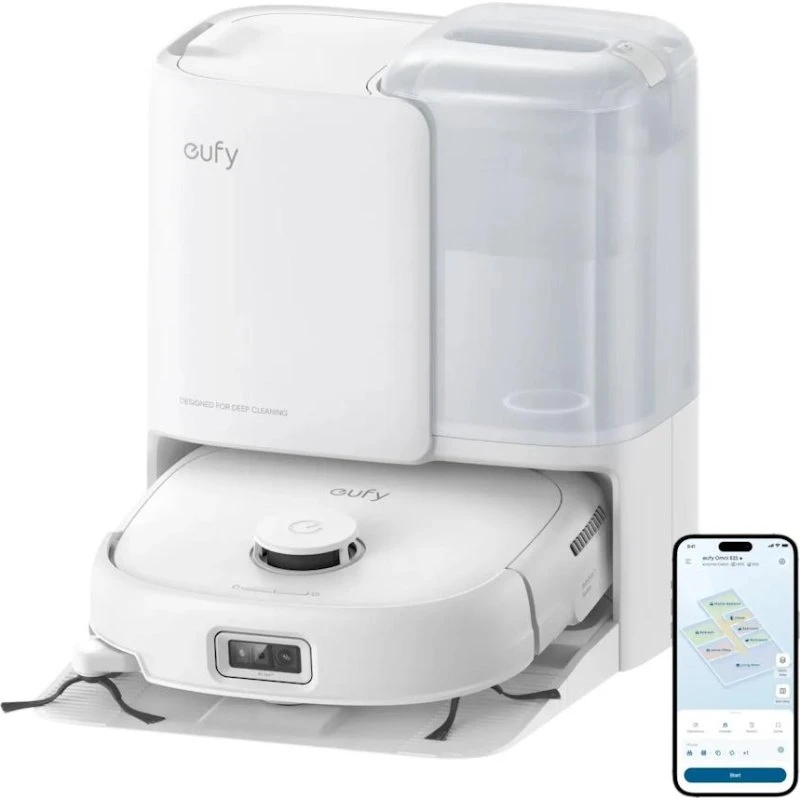 Eufy Omni E25 Robotstøvsuger med moppe, hvid