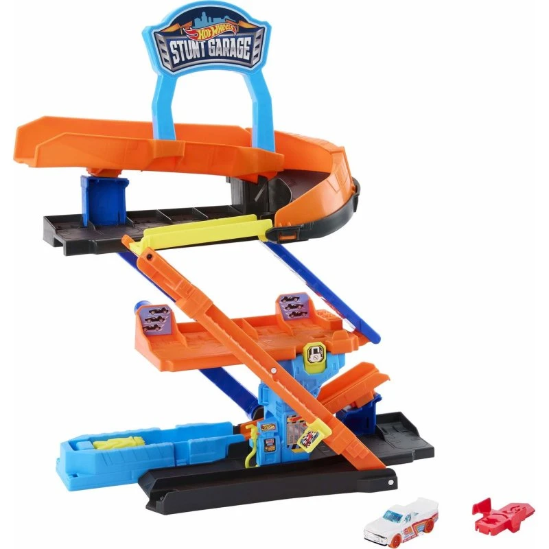 Hot Wheels City Transforming Stunt Garage – Plads til 15 biler