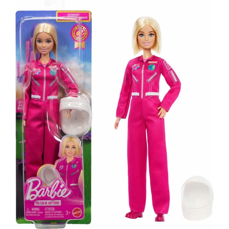 Barbie Astronaut Dukke – Lyserød Rumdragt & Hjelm