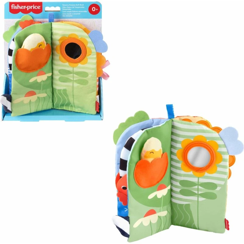 Fisher-Price Nyfødt Årstider Blød Bog med sensoriske aktiviteter