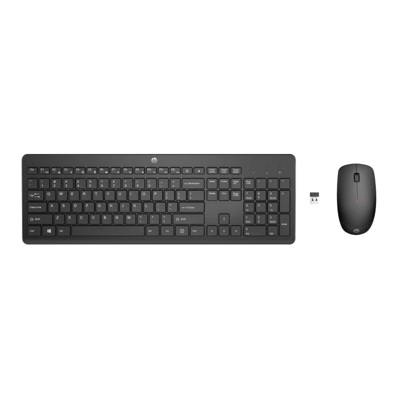 HP 230 Trådløs Tastatur og Mus, Sort