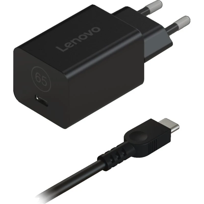 Lenovo Adapter 65W nano GAN USB-C sort