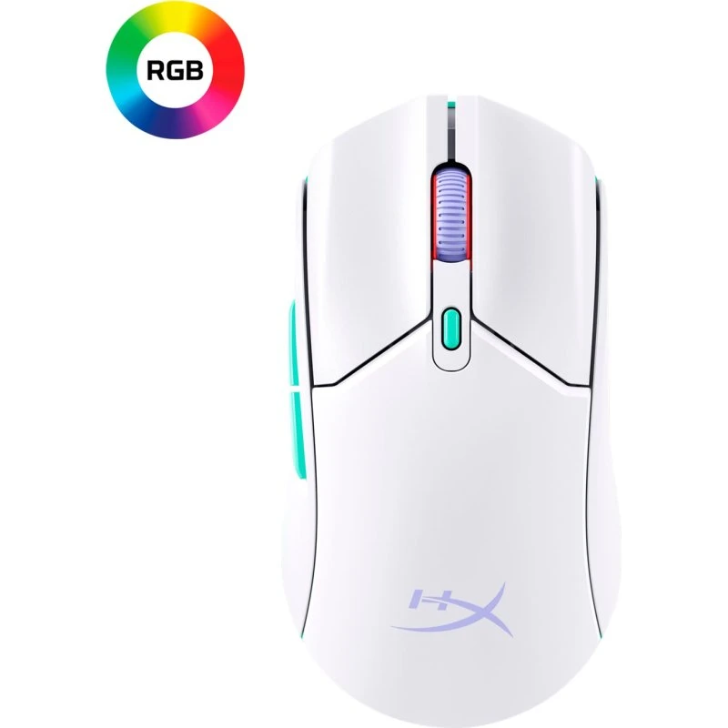 HyperX Pulsefire Haste 2 Optisk Trådløs Hvid