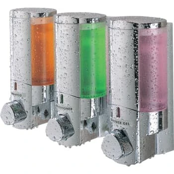 Aviva Dispenser III krom, 3 kamre