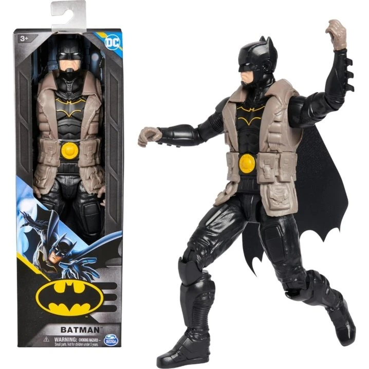 Batman 30 cm figur med vest – DC Luxusactionfigur