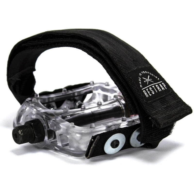 Restrap Diagonale Pedalstropper (Sort)