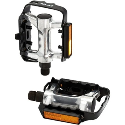 XLC PD-M02 flade pedaler (sort) med refleks
