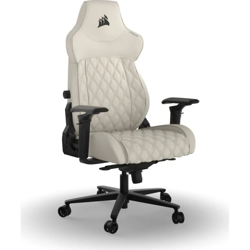 Corsair TC500 LUXE Gamerstol, Beige, Polstret Sæde & Ryglæn