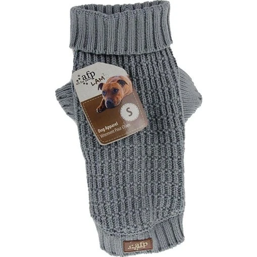 AFP All For Paws Strikket Hundesweater Fishermans Grå XXL 46cm