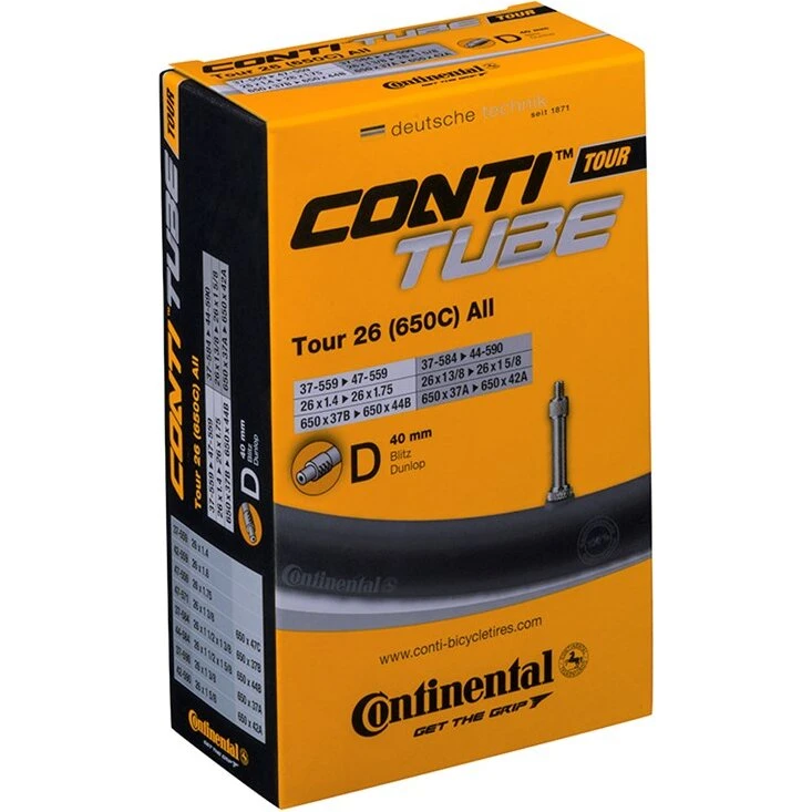 Continental Indre Slange 26x1 1/8–1,75 Dunlop 40 mm