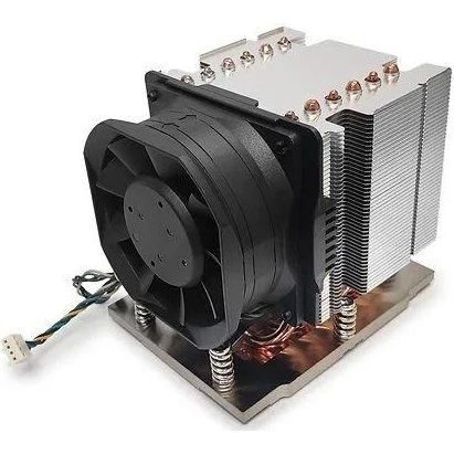 Inter-Tech J-12 CPU-køler 8 cm, sort/sølv, 3U