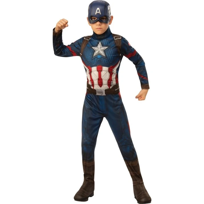 Rubies Captain America Kostume, 132 cm