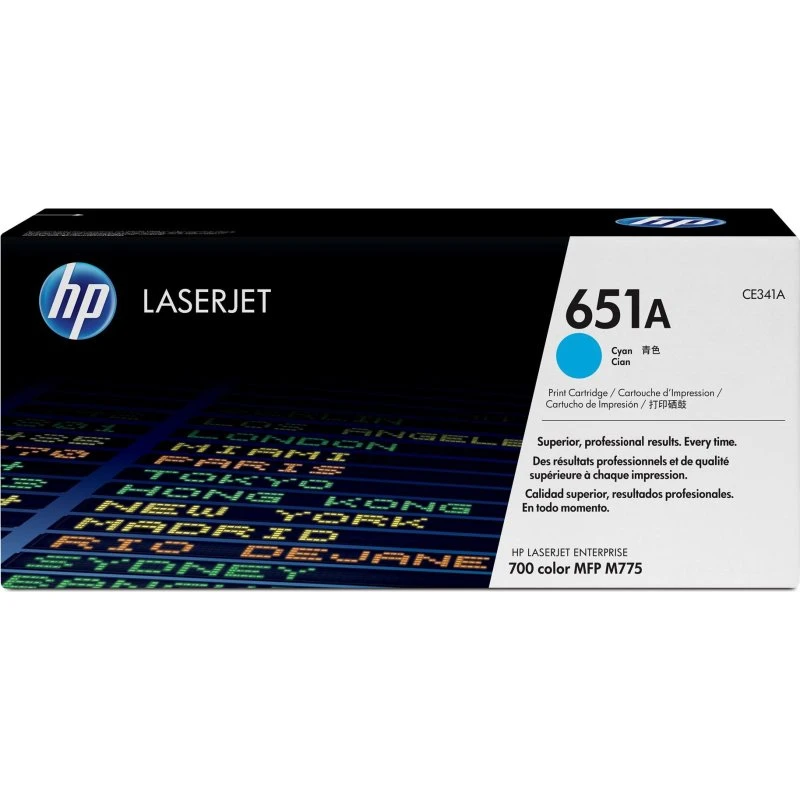 HP 651A Cyan Tonerpatron – Original, 16.000 sider