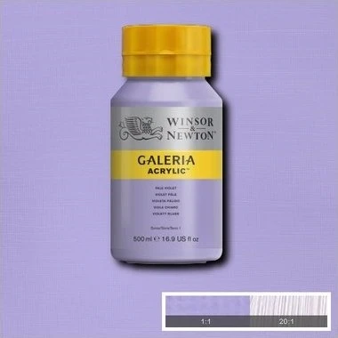 WINSOR Galeria Acrylic 500ml Pale Violet 444