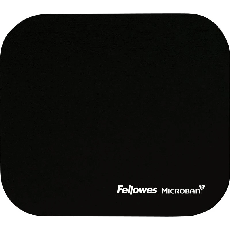 Fellowes Musemåtte med Microban, sort 22,9 x 20,3 cm