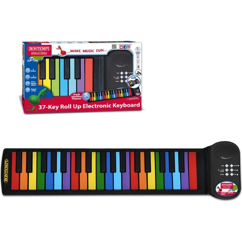 Bontempi 37-tangent Fleksibelt Musiktastatur