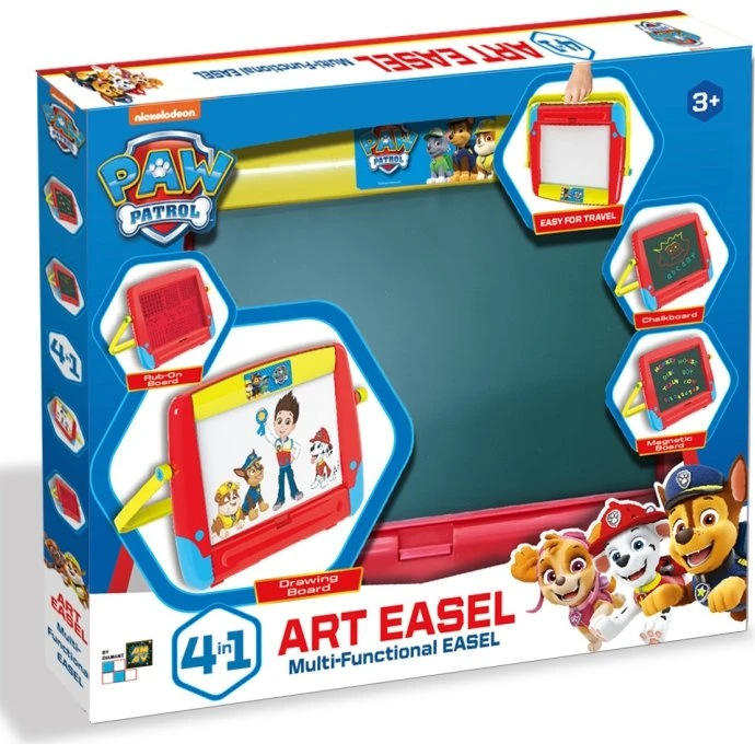 Paw Patrol 4-i-1 Kunststaffeli med Magnetisk Tavle