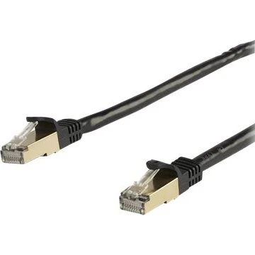 StarTech.com 7m CAT6a STP Snagless RJ45 Patchkabel, Sort