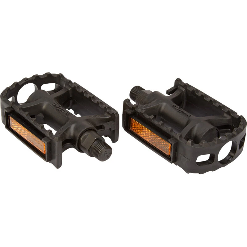 Wellgo Skridsikre Resin MTB-pedaler 9/16" sort