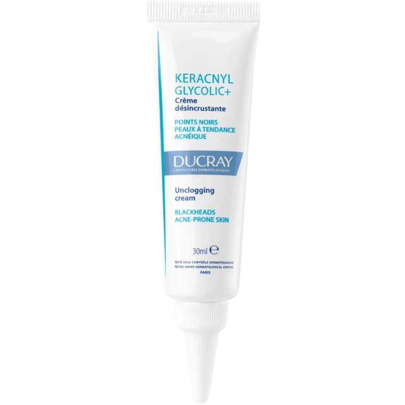 Ducray Keracnyl Glycolic+ Unclogging Cream 30 ml
