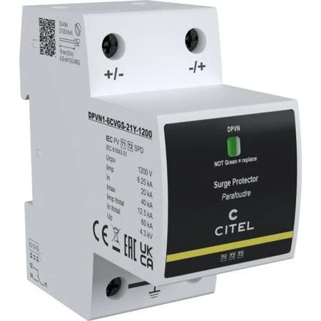 Kombineret DC SPD 1+2+3, 1000 V, +/-