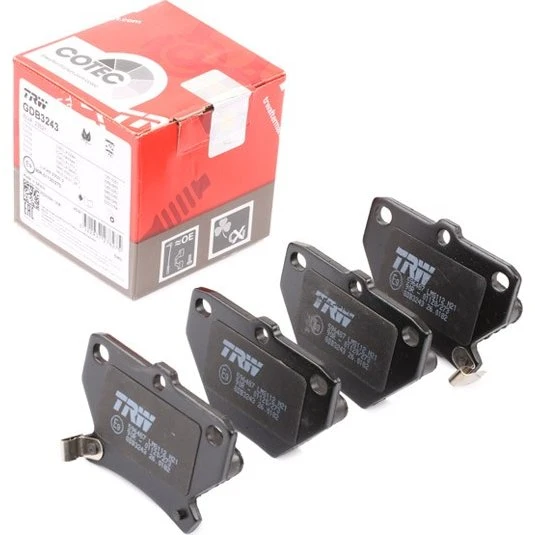TRW Bremseklodser GDB3243, COTEC-serie, bagaksel, til TOYOTA/MITSUBISHI