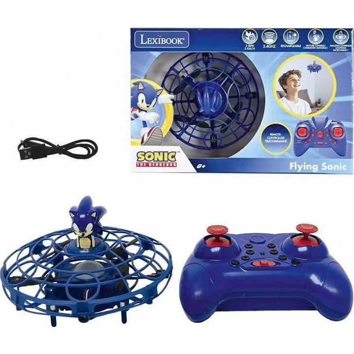 Lexibook Flying Sonic Drone med Figur, UFOSN