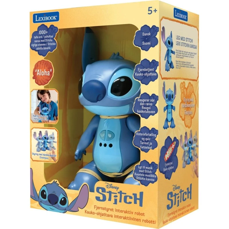 Lexibook Fjernstyrede Stitch Robot – Over 1000 Danske Ord