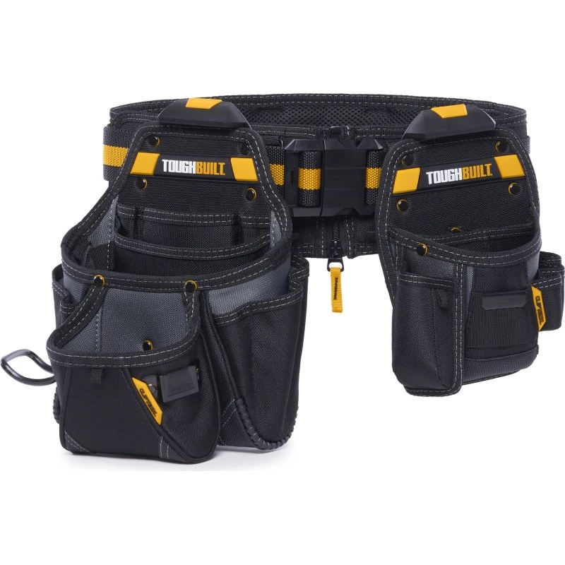 ToughBuilt ClipTech Værktøjsbælte 32-48" med 2 tasker