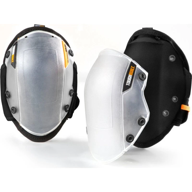 ToughBuilt GelFit Knæpuder, Sort/Hvid, EVA, Elastisk
