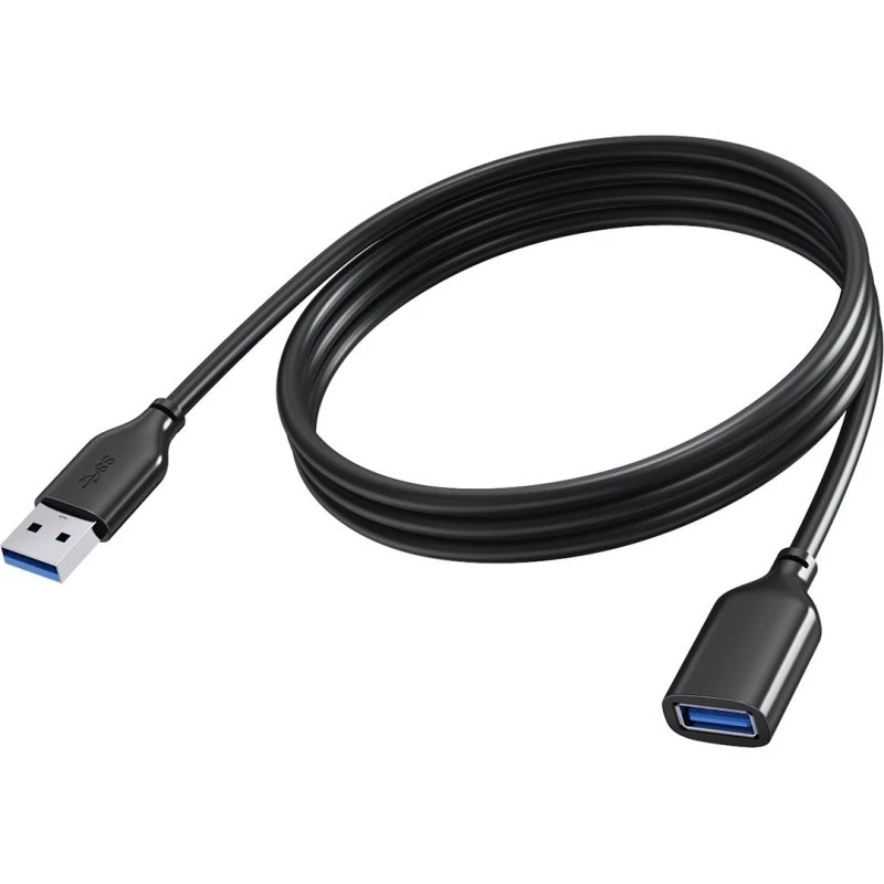 Vision TC 2MUSB3.0EXT/BL USB-A til USB-A 2m sort