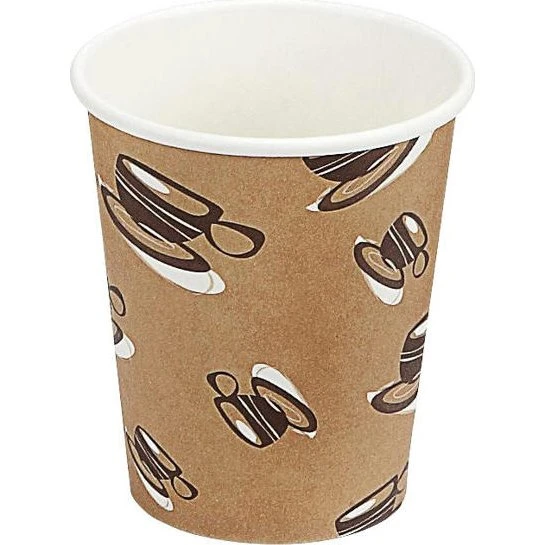 Hot Cup Papkrus 25 cl Single Wall 1000 stk