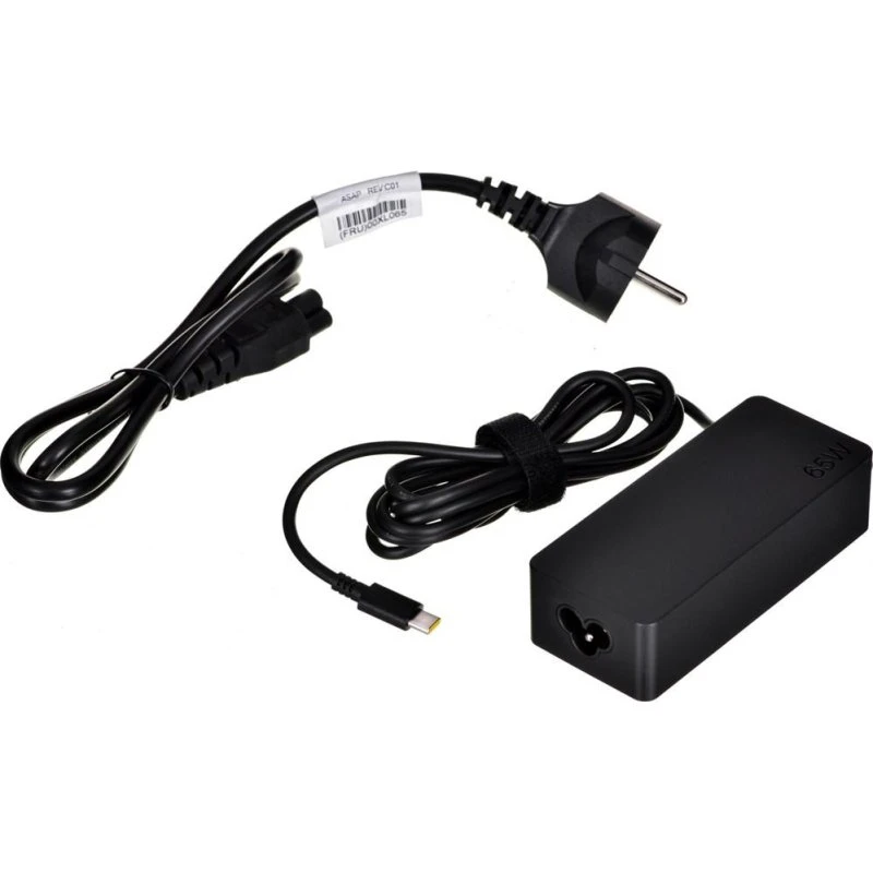 Lenovo USB-C 65 W strømforsyning, sort