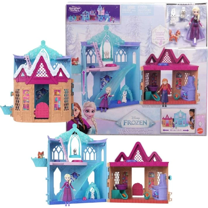 Disney Frozen Vinter Playsæt med Elsa og skovdyr