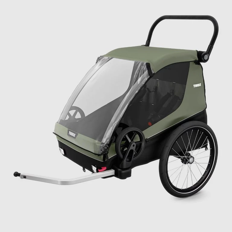 Thule Courier 3-i-1 Cykeltrailer Vintage Grøn