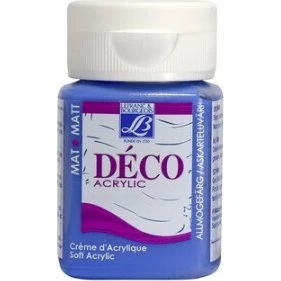 Lefranc & Bourgeois Deco Soft Acrylic Havblå 50 ml
