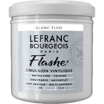 Lefranc & Bourgeois Fluorescent White 125 ml Flashe Akryl