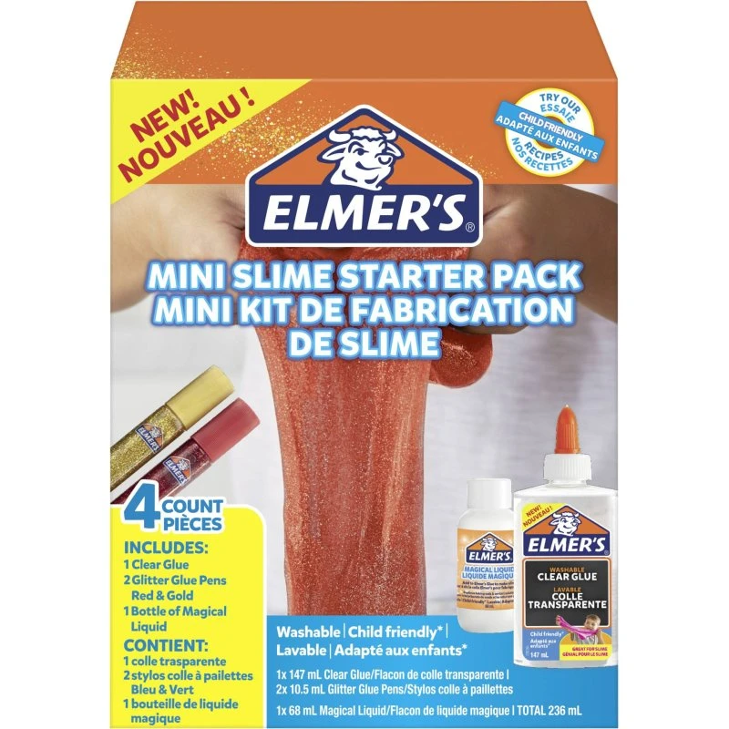 Elmers Everyday Mini Slim Kit (4pk) Guld/Rød