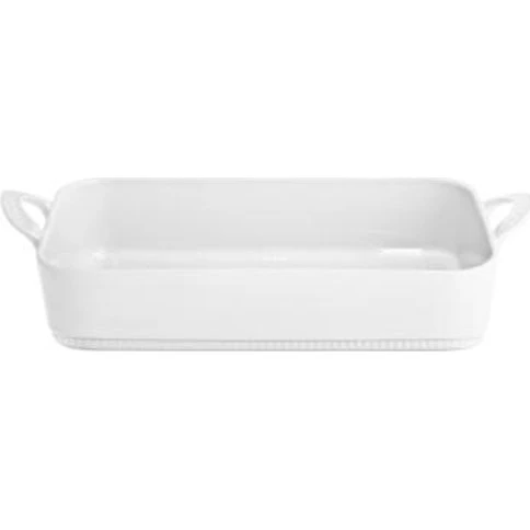 Pillivuyt Toulouse Fad 31x18 cm Hvid 2,2 liter Ovnfast