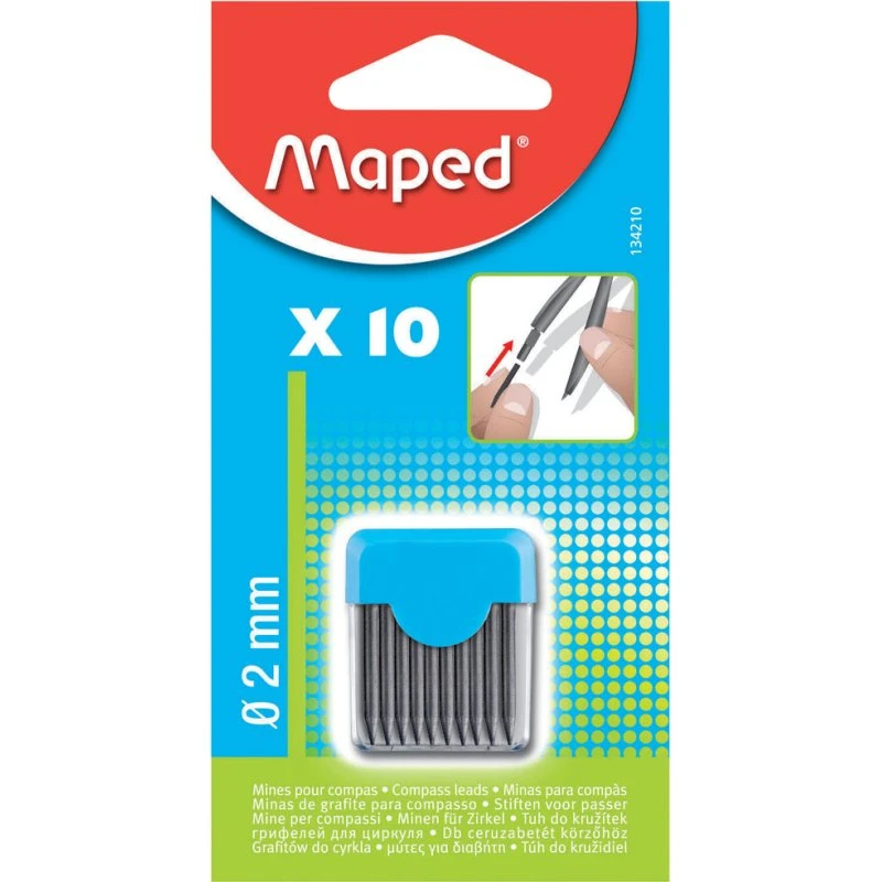 Maped Passerstifter 2,0 mm, 10 stk
