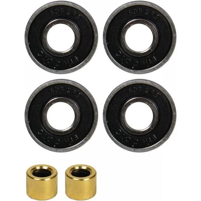 Ethic kuglelejer 4-pak til trickløbehjul med spacere