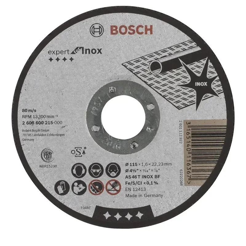 Bosch Skæreskive 115x1,6 Inox 2608600215