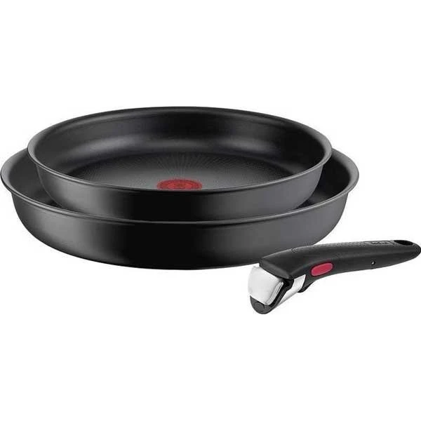 Tefal Ingenio Expertise Pandesæt L6509205, 24/28 cm, Sort