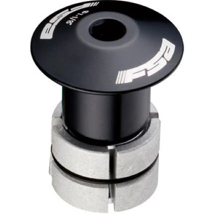 FSA Headset Compressor 1 1/8" - Sort topcap/ekspander