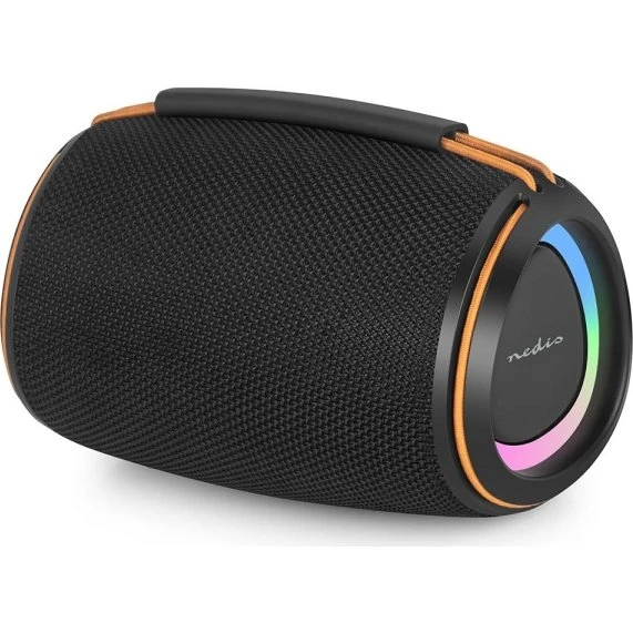Nedis Bluetooth® 40 W højttaler, Orange/Sort, 360 min, bærbar