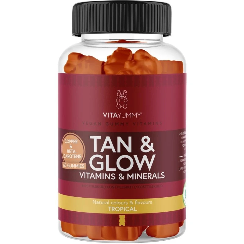 VitaYummy Tan & Glow Tropical 60 stk